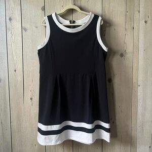 Duffield Lane Dress Women's XL New NWT Navy Blue White Nautical Preppy Coastal